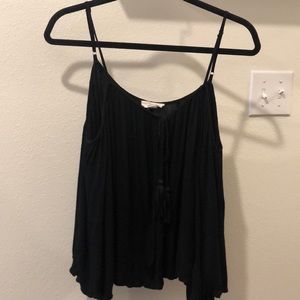 Sun & Shadow Cold Shoulder Top